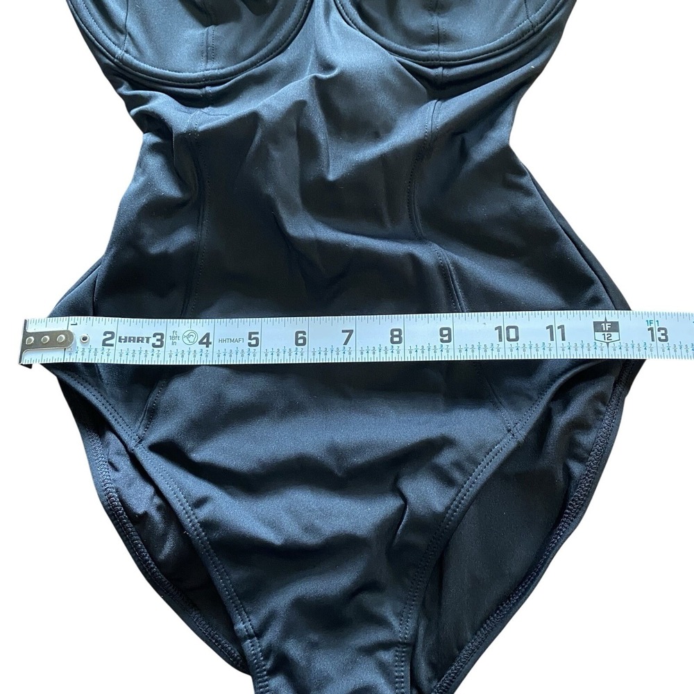 TA3 NWT Black Lifty One Piece Swimsuit Size XS Reg/Long F/G Cups Busty - Picture 6 of 11